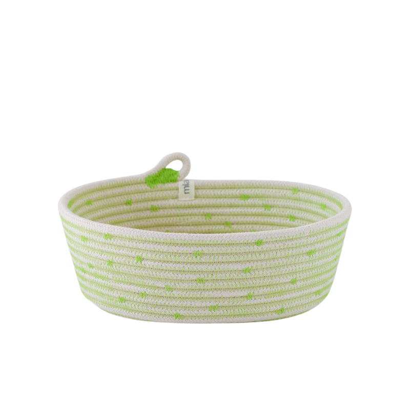 Essential Oval Basket - Pistachio Green Soft Serve Sprinkles (BSK103212PDW-XS) Main Image